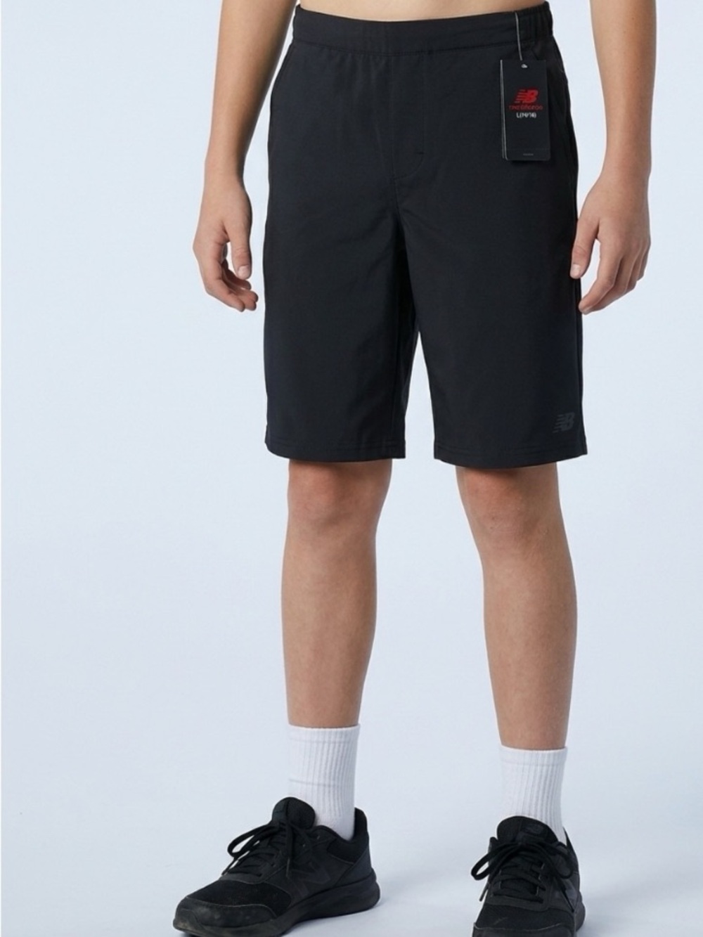 NWT New Balance Boys Black Active Shorts Size L (14/16)